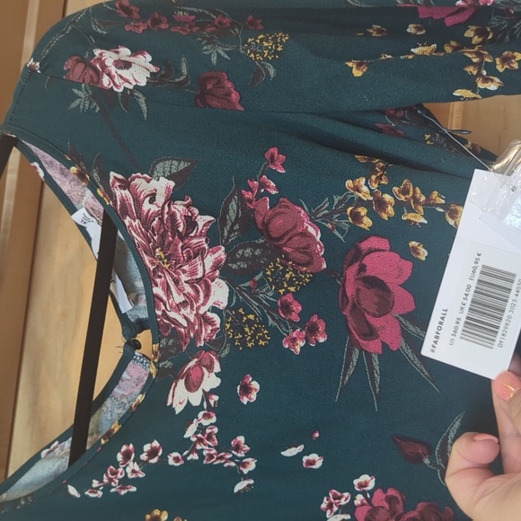 JustFab dress floral print - Picture 3 of 5